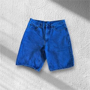 Classic Blue Denim Men's Shorts